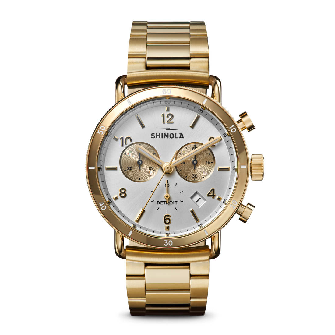 Shinola Canfield Sport Chronograph Watch S0120307783-1-Sil-40-USA