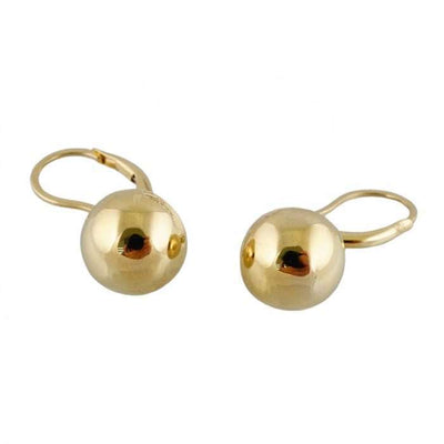 10k Yellow Gold Ball Earrings
