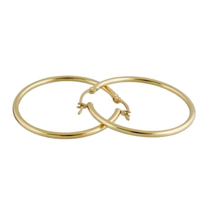 Women’s 10k Gold Basic Hoops
