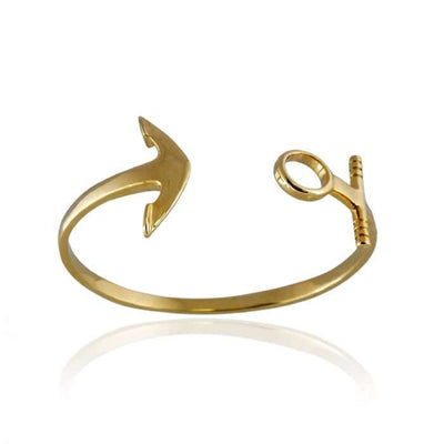 10k Gold Anchor Bracelet