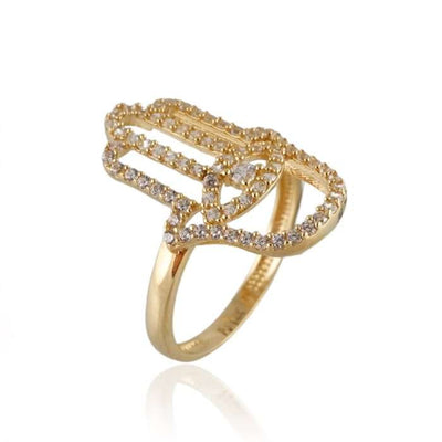 Women’s 14k Gold Hamsa Ring