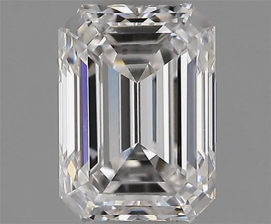 1.00ct Emerald Lab Grown Diamond (Colour E, Clarity IF, IGI Certified)