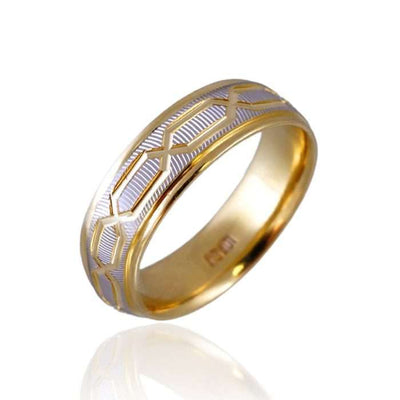 10k Gold X Design Ring