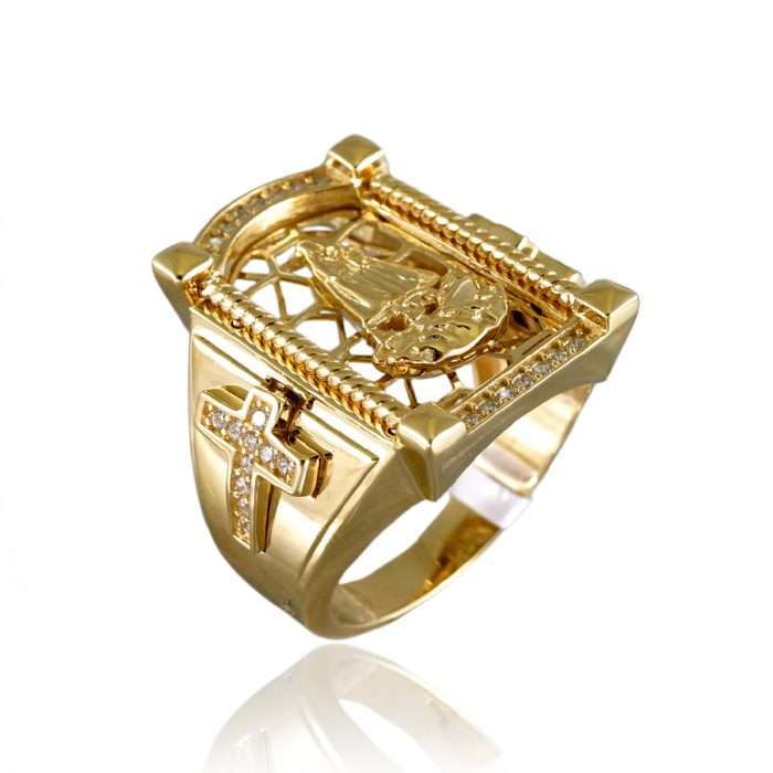 10k Yellow Gold Caridad Virgin Ring