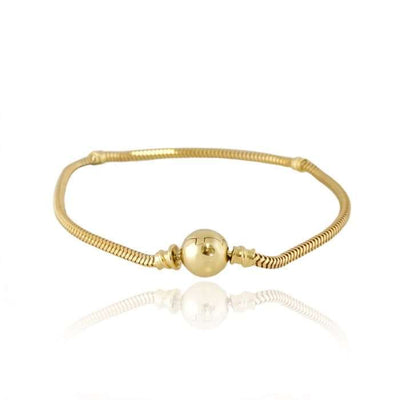 10k Yellow Gold Charm Bracelet for Women
