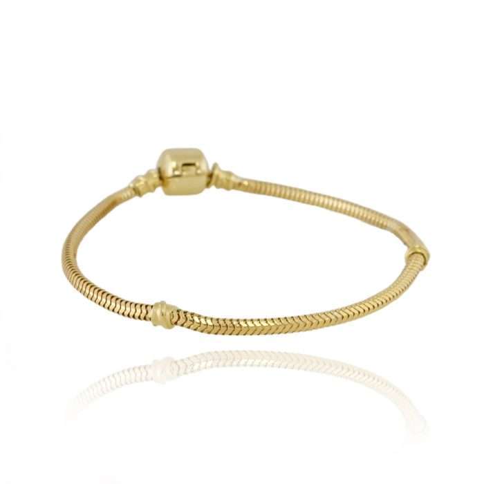 10k Yellow Gold Charm Bracelet for Women