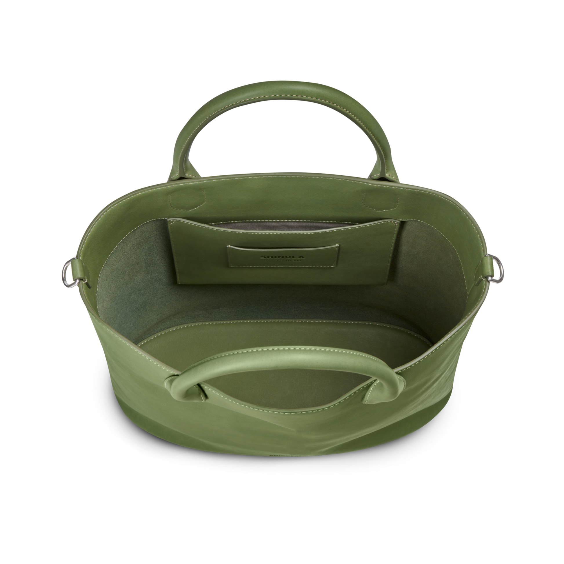 Shinola Leather 12 Hour Tote Bag S0320301989-1-Eucalyptus-OS-VNM