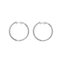 Shinola Jewelry 2 Carat Diamond Hoop Earrings S1820309326-C-14kWG-OS-IND