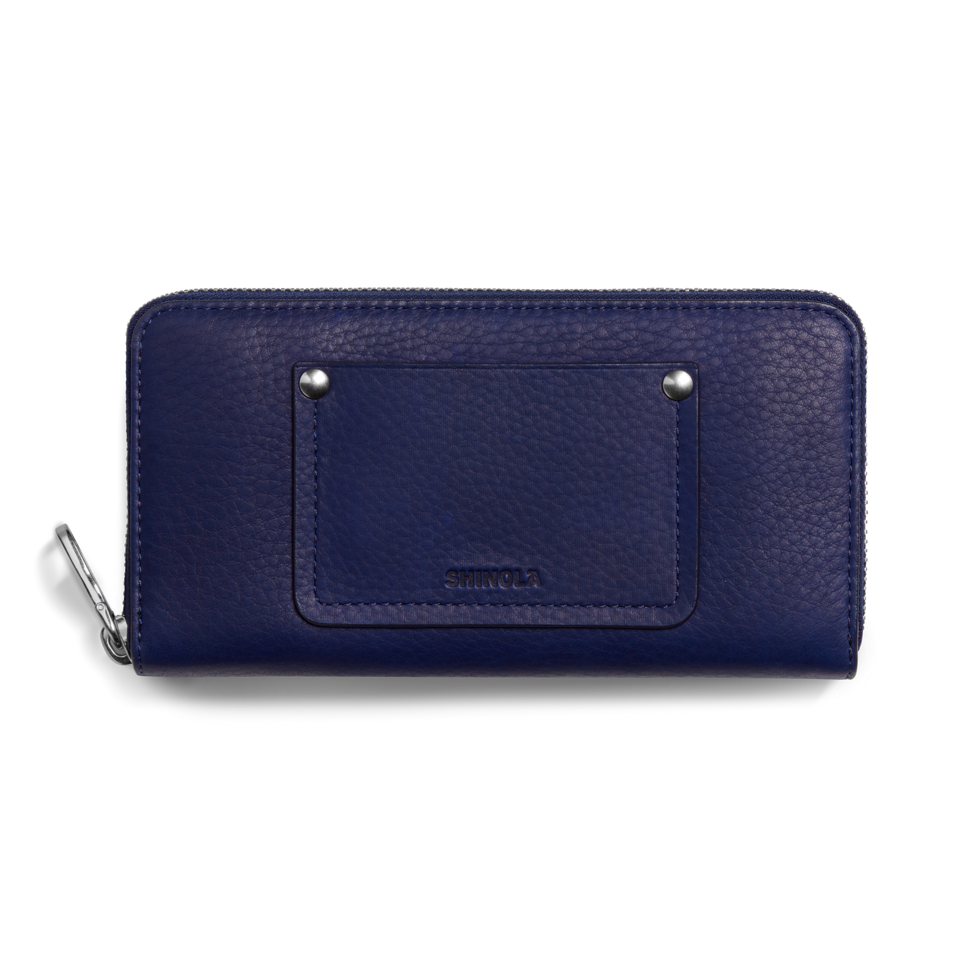 Shinola Leather Pocket Zip Wallet S0320256404-1-Lake-OS-VNM