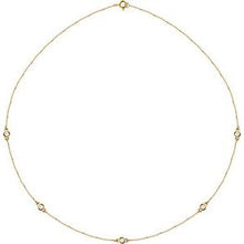 14K Yellow 1/2 CTW Lab-Grown Diamond 5-Station 18