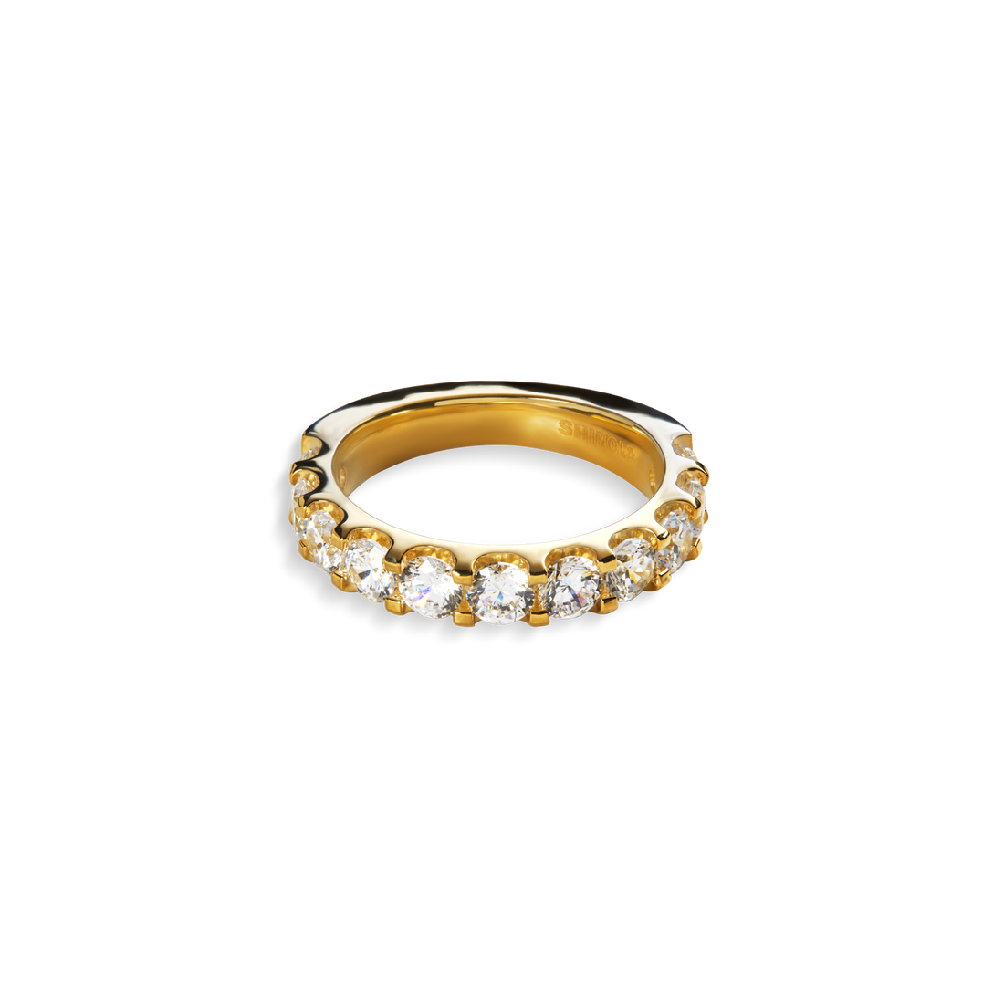 Shinola Jewelry 2 Carat Diamond Anniversary Ring S1820301935-C-14kYG-7-IND