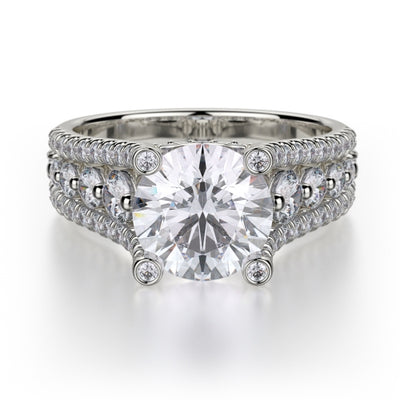 Michael M Stella Engagement Ring R513-1.5