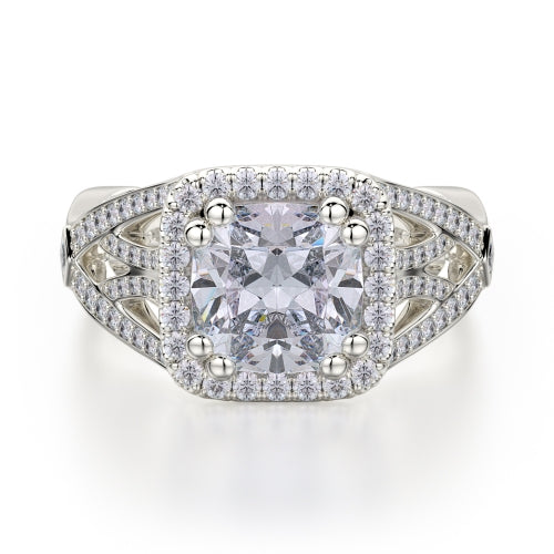 Michael M Princess Engagement Ring R657-2