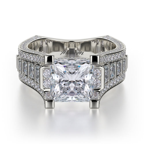 Michael M Princess Engagement Ring R424-2