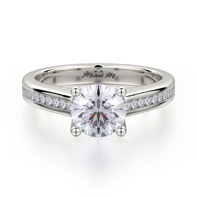 Michael M Love Engagement Ring R461S-1