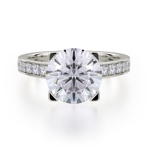 Michael M Crown Engagement Ring R701-2