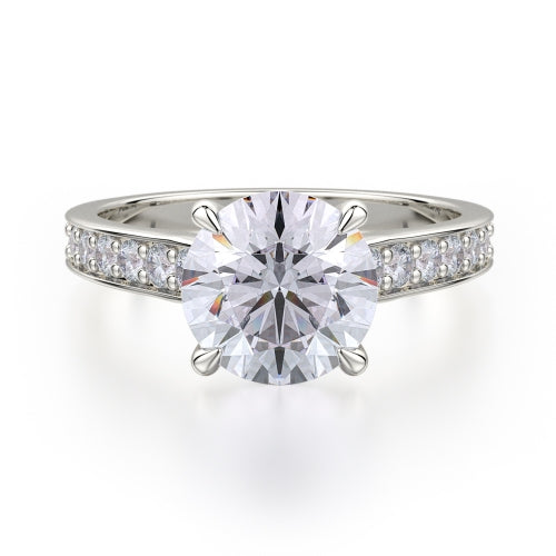 Michael M Crown Engagement Ring R703-2