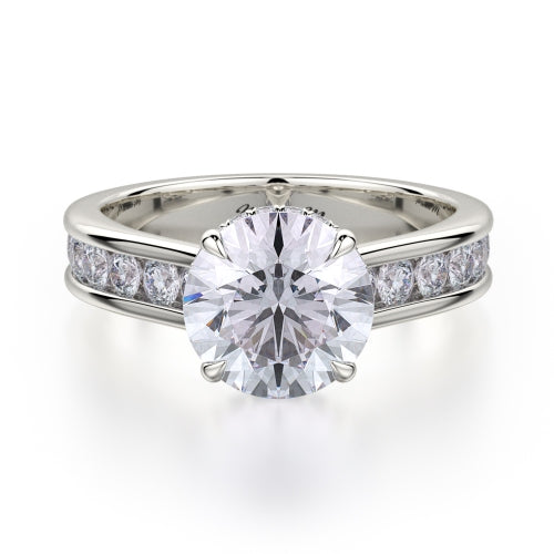 Michael M Crown Engagement Ring R704-2
