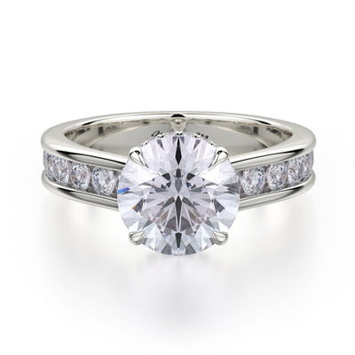 Michael M Crown Engagement Ring R704-2