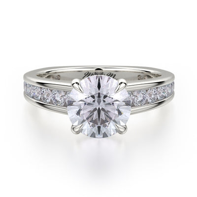 Michael M Crown Engagement Ring R705-2