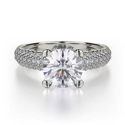 Michael M Crown Engagement Ring R710-1.5