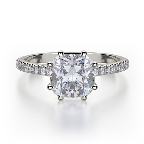 Michael M Crown Engagement Ring R712-1.5