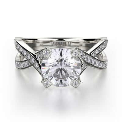 Michael M Love Engagement Ring R411-1