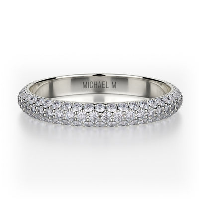 Michael M Crown Wedding Band R699B