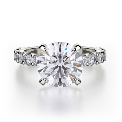 Michael M Crown Engagement Ring R736-3