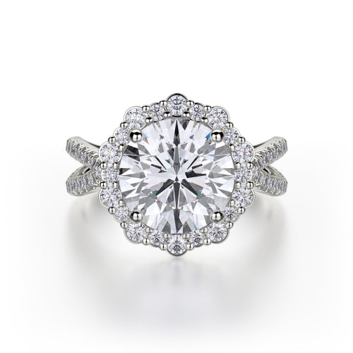 Michael M Defined Engagement Ring R740-2