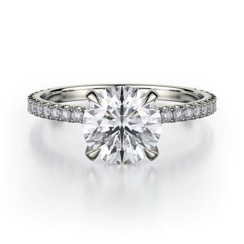 Michael M Crown Engagement Ring R706-1.5