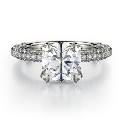 Michael M Crown Engagement Ring R711-2