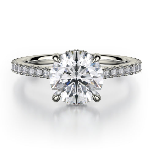 Michael M Crown Engagement Ring R749-1.5