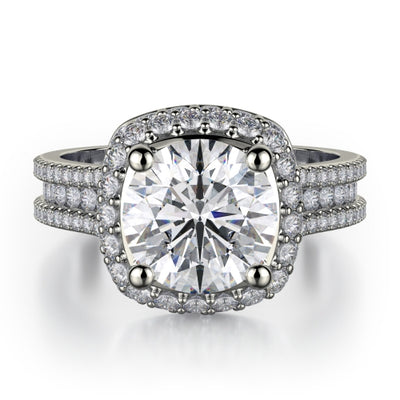 Michael M Defined Engagement Ring R755-2