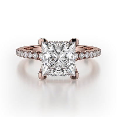 Michael M Crown Engagement Ring R781-1.5