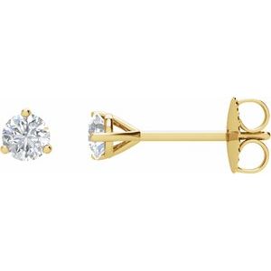 14K Yellow 3/4 CTW Natural Diamond Stud Earrings 66233:60134:P
