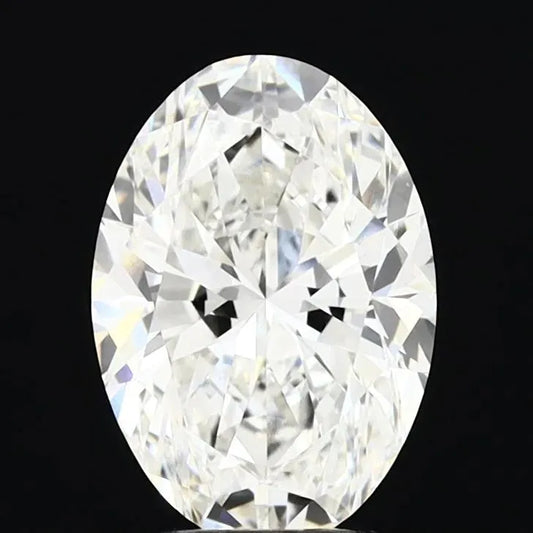 3.38ct Oval Lab Grown Diamond (Colour F, Clarity VVS2, IGI Certified)