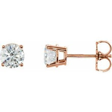 14K Rose 4 CTW Lab-Grown Diamond Stud Earrings 1874:LG6010:P