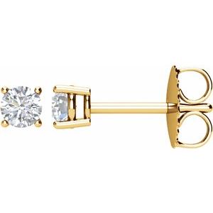 14K Yellow 1/4 CTW Natural Diamond Stud Earrings 1874:70206:P