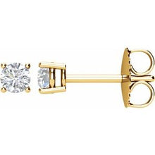 14K Yellow 1/4 CTW Natural Diamond Stud Earrings 1874:60018:P
