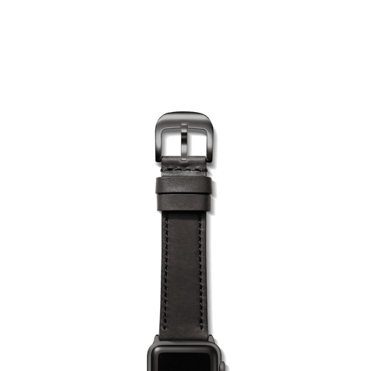 20MM BLACK LEATHER APPLE WATCH STRAP S1120172880-1-Blk-20\18-USA