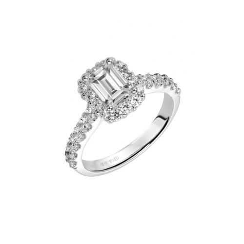 Artcarved Genesis Engagement ring Wht Gold-A Engagement Ring 31-V439EEW-E
