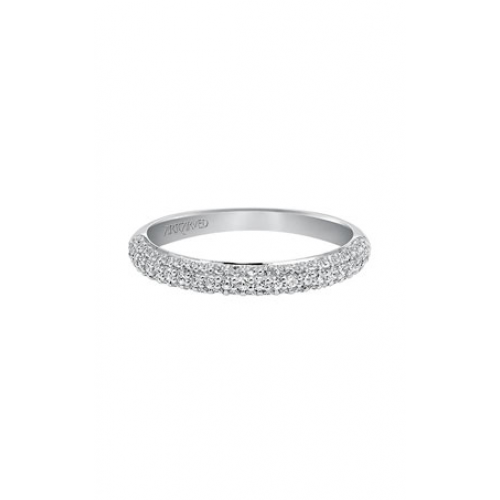 Artcarved Diamond Band White Gold-A Ladies Wedding Band  33-V9130W-L
