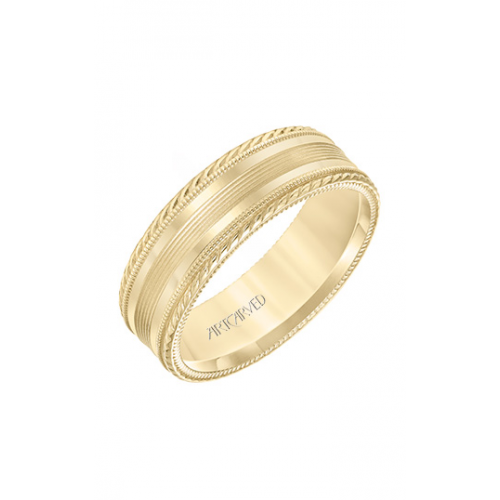 Artcarved Men's Engraved Wedding Band 11-WV8644Y7-G