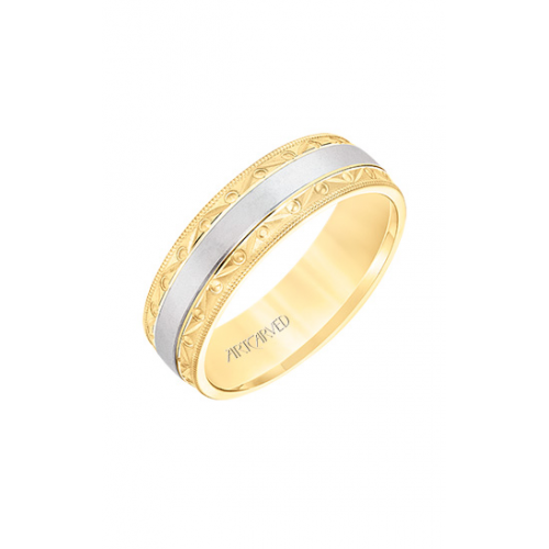 Artcarved Men's Engraved Wedding Band 11-WV8674YW65-G