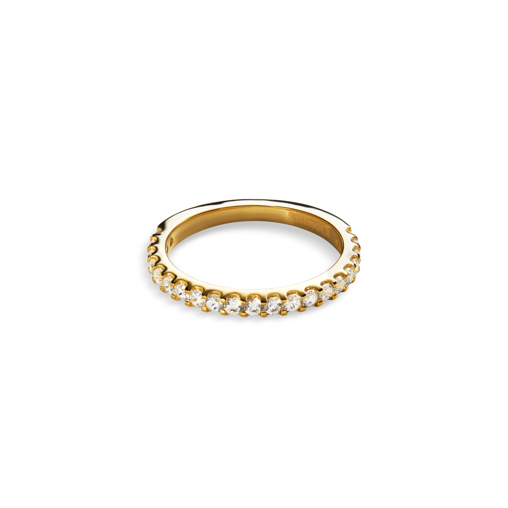 Shinola Jewelry 1/2 Carat Diamond Anniversary Ring S1820301934-C-14kYG-6-IND