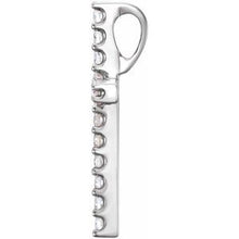 14K White 1/4 CTW Natural Diamond Petite Cross Pendant R42157D:100008:P