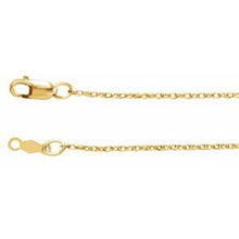 14K Yellow 1 mm Rope 20