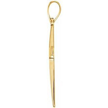 14K Yellow Cross Pendant R41279:1013:P