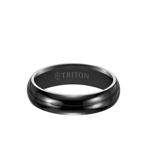 Triton Carved Wedding Band 11-2048BT